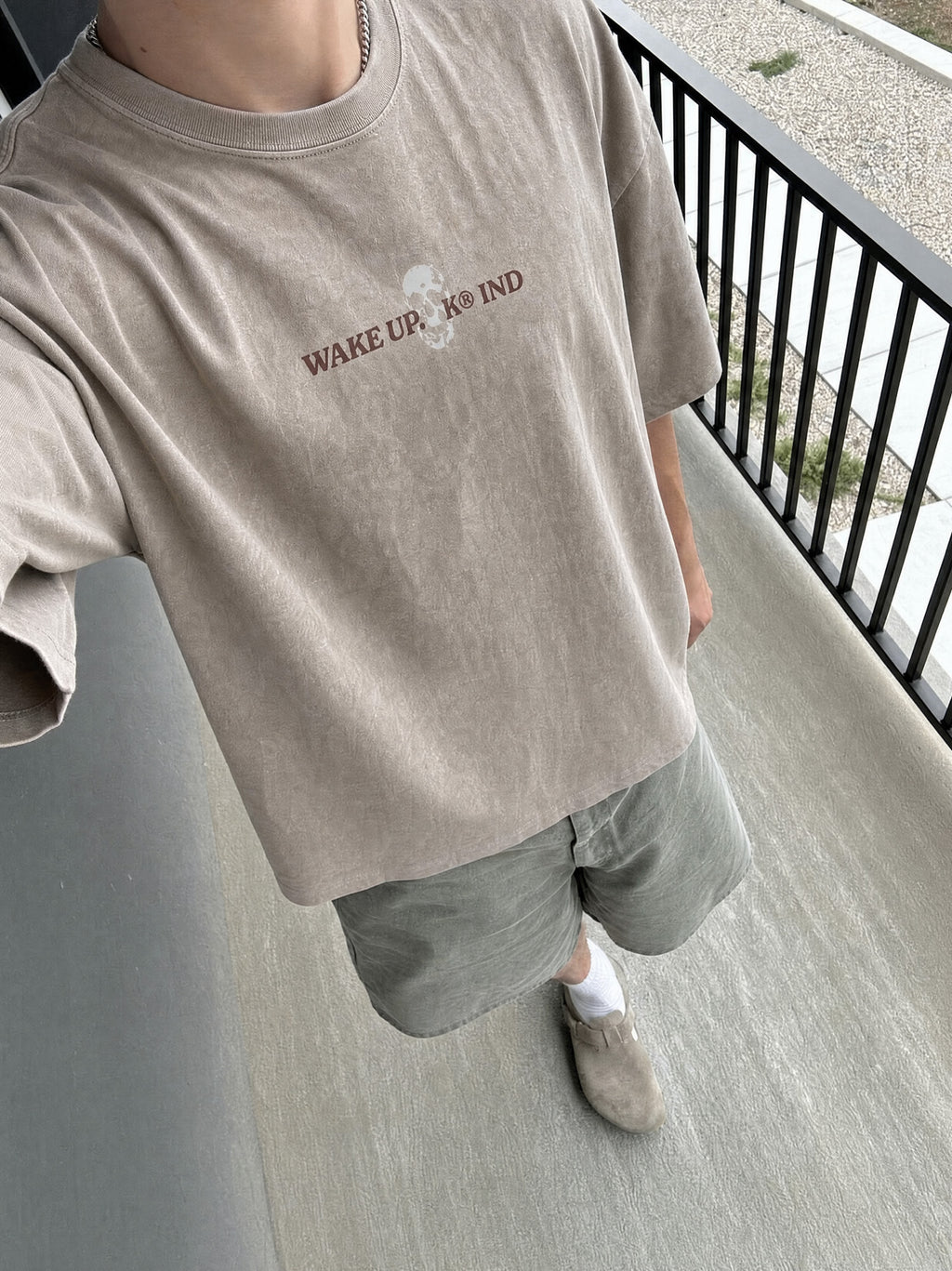 Remera Ataud Oversize | Beige | 4